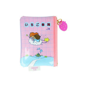 "Ichigo Shimbum 1970s" Sanrio Characters Clear Pouch [Little Twin Stars]