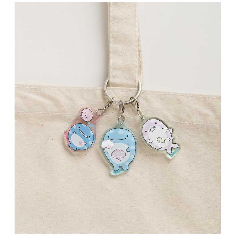 SanX Jinbei-san and Balloon Fish 3-strand Keychain