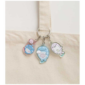SanX Jinbei-san and Balloon Fish 3-strand Keychain