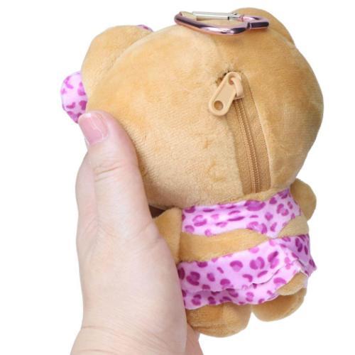 Hello Kitty Tan Leopard Swimsuit Plush Mascot
