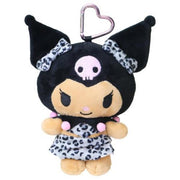Kuromi Tan Leopard Swimsuit Plush Mascot