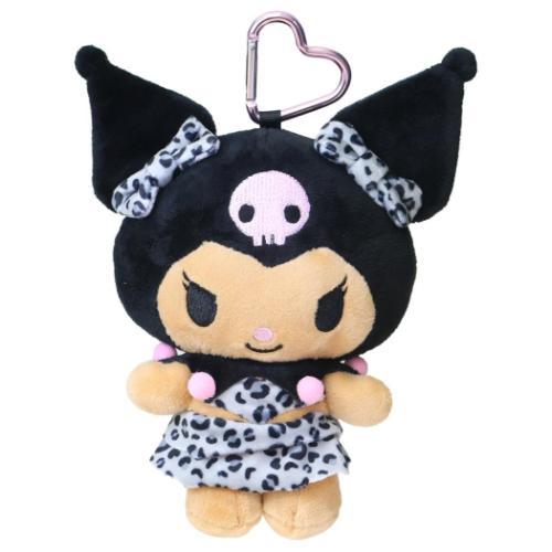Kuromi Tan Leopard Swimsuit Plush Mascot