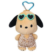 Pochacco Tan Leopard Swimsuit Plush Mascot