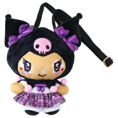 Kuromi Kogal Plush Cross Body Bag