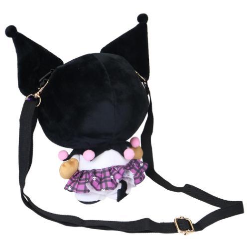 Kuromi Kogal Plush Cross Body Bag