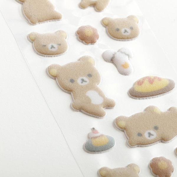 Rilakkuma Fluffy Sticker
