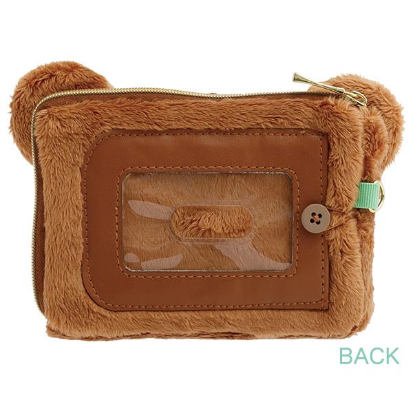 Chairoikoguma Plush Pass Case