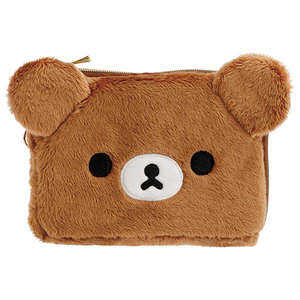 Chairoikoguma Plush Pass Case