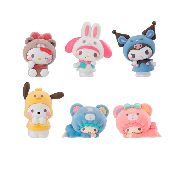 Sanrio Characters Kigurumi Flocked Figure Blind Box