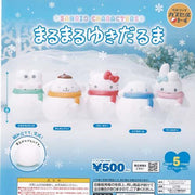 Sanrio Character Round Snowman Gachapon