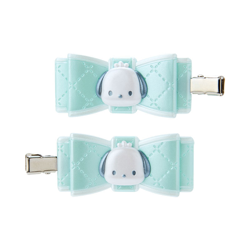 Pochacco Bow Hair Clips