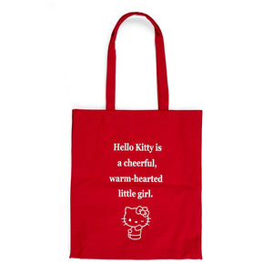 Hello Kitty Red Cotton Tote Bag