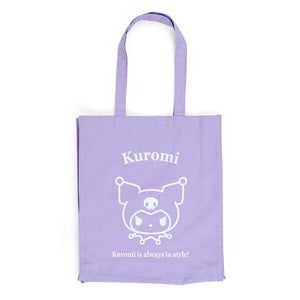 Kuromi Purple Cotton Tote Bag