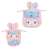 My Sweet Piano Butterfly Bunny Plush Drawstring 2pc
