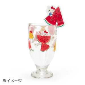 Hello Kitty Colorful Fruits Drink Stirrer