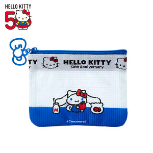 Hello Kitty 50th Anniversary "Hello Everyone" Pouch [Cinnamoroll]