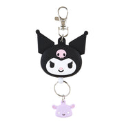 Kuromi Face Reel Keychain