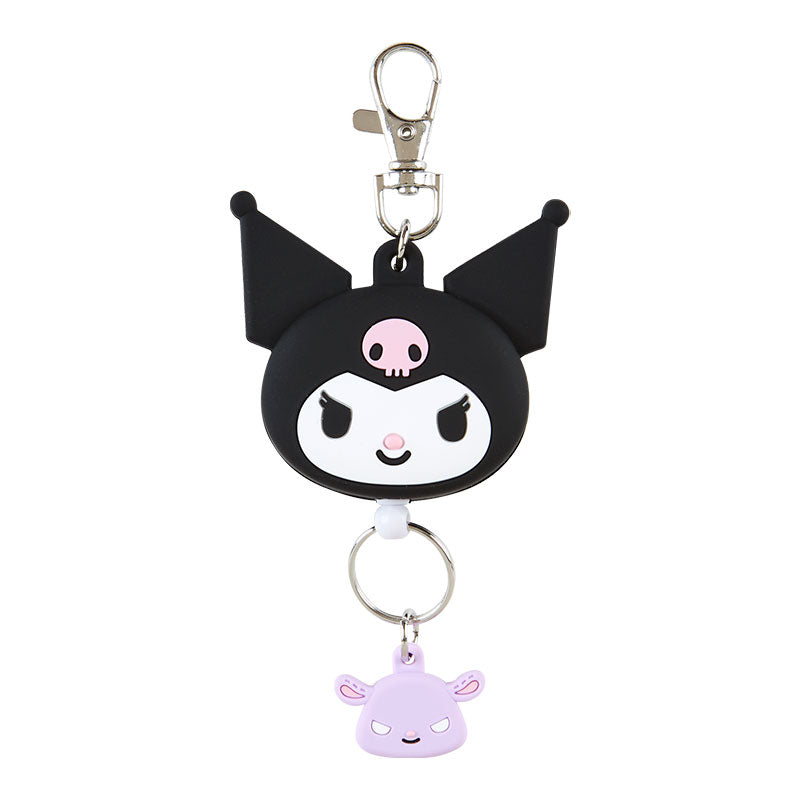 Kuromi Face Reel Keychain