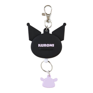 Kuromi Face Reel Keychain