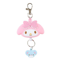 My Melody Face Reel Keychain
