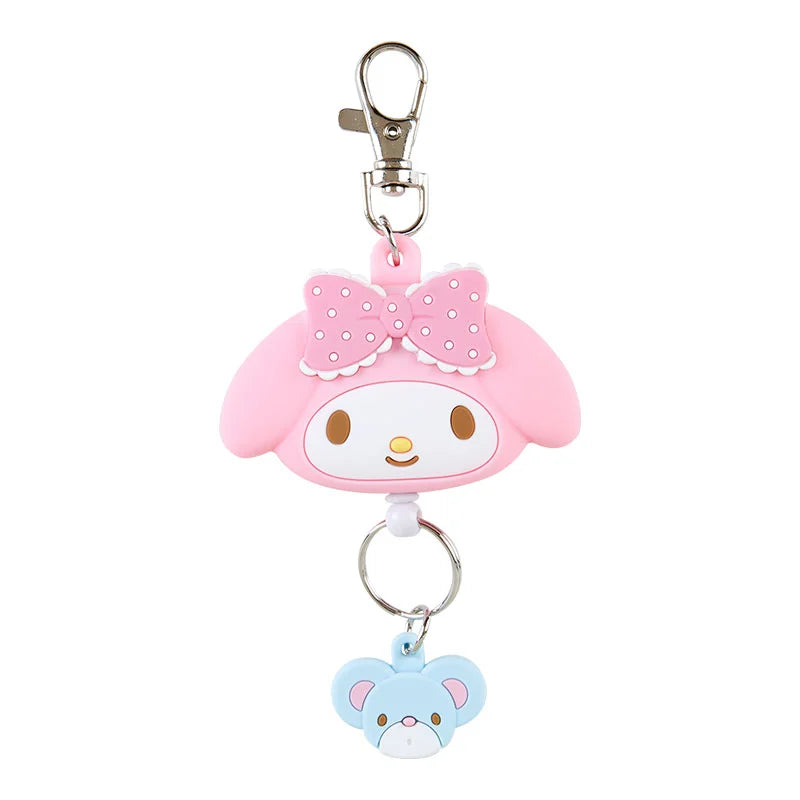 My Melody Face Reel Keychain