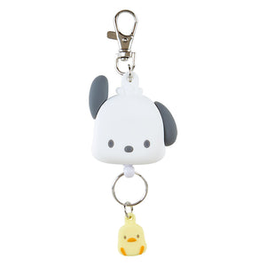 Pochacco Face Reel Keychain