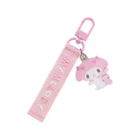 My Melody Character Awards Embroidery Tag Keychain
