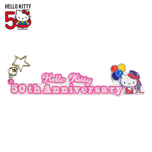 Hello Kitty 50th Anniversary Big Keychain [Pink]