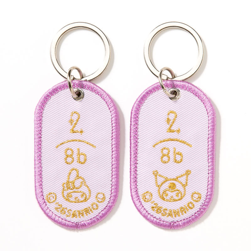 My Melody & Kuromi 2/8b Pair Keychain
