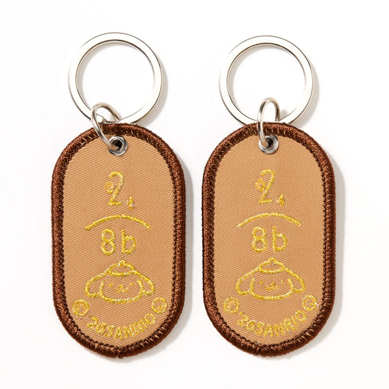 PomPomPurin & Macaroon 2/8b Pair Keychain