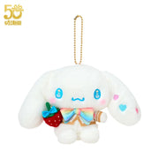 Cinnamoroll "Ichigo Shimbun 50th Anniversary" Plush Mascot