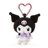 Kuromi Mini Heart Carabiner Mascot Plush

