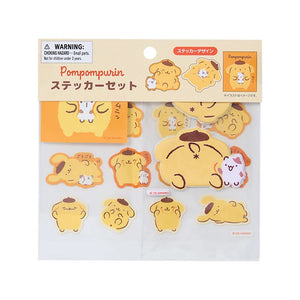 Pompompurin "Pudding and Muffin Friendship Time" Sticker Set