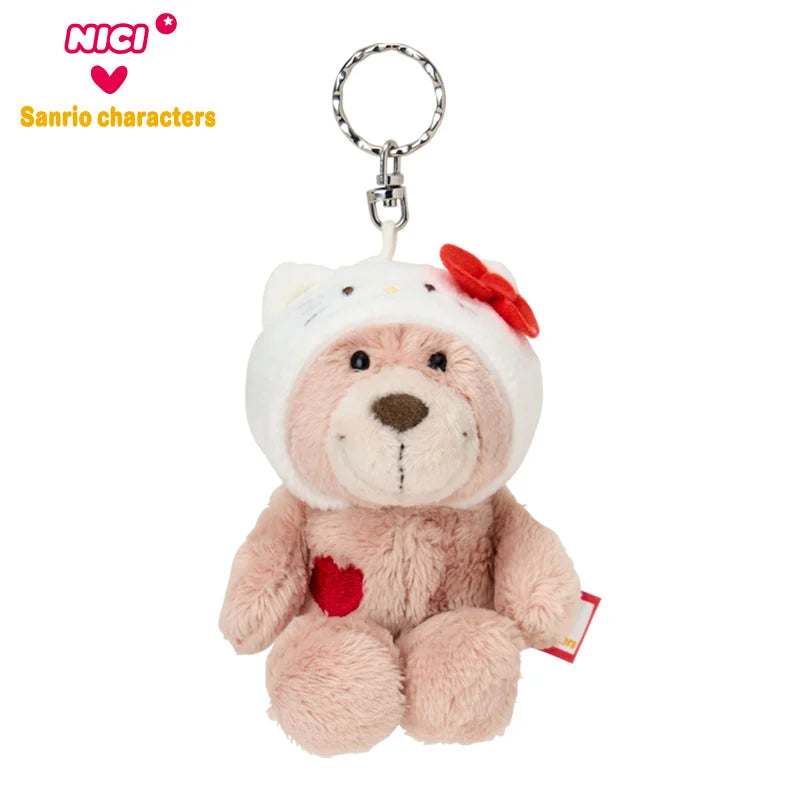 NICI X Sanrio Love Bear Plush Mascot