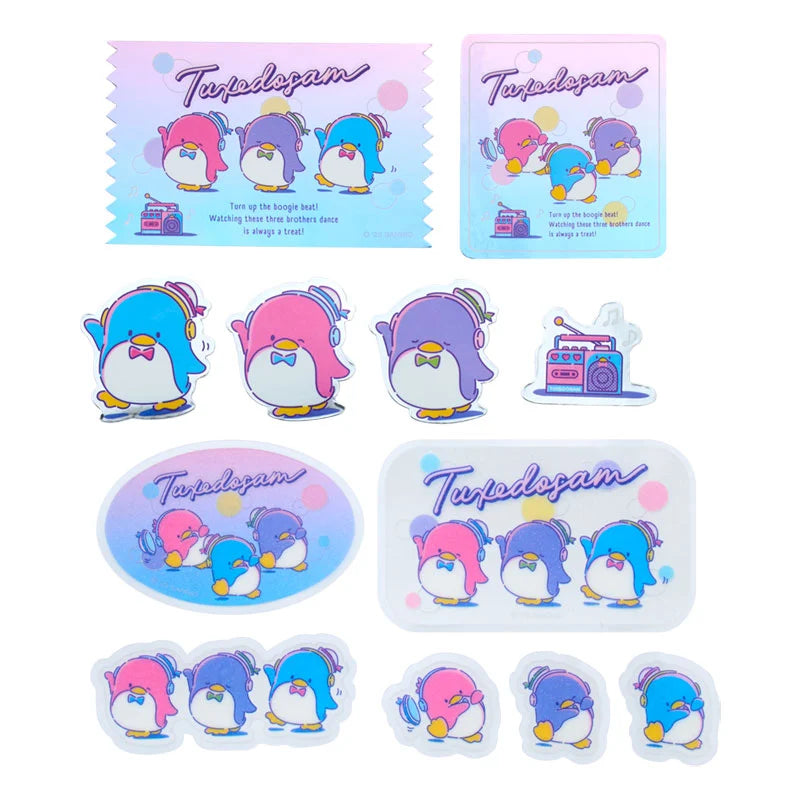 "Dance & Music" Tuxedo Sam Sticker Set