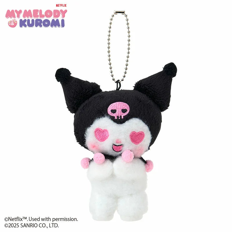 Netflix Kuromi Heart Eyes Mascot Plush