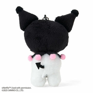 Netflix Kuromi Heart Eyes Mascot Plush
