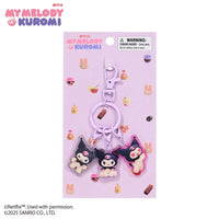 Netflix Kuromi 3-strand Acrylic Keychain