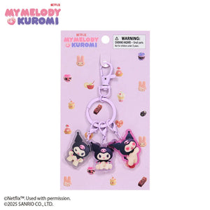 Netflix Kuromi 3-strand Acrylic Keychain