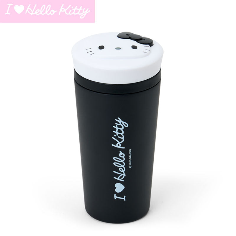 I Love Hello Kitty Stainless Steel Tumbler [Black]