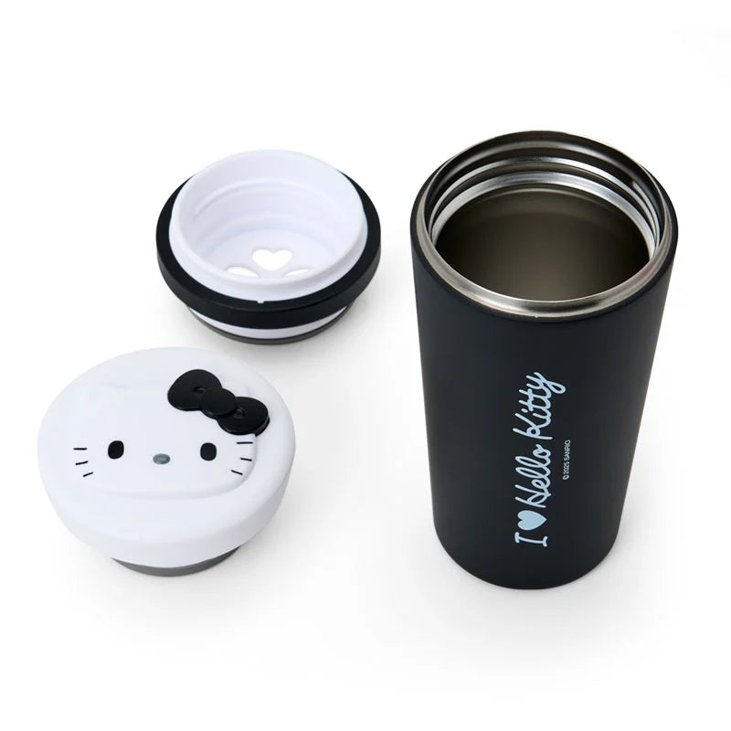 I Love Hello Kitty Stainless Steel Tumbler [Black]