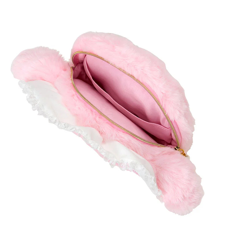 My Melody "White Frills" Face Pouch