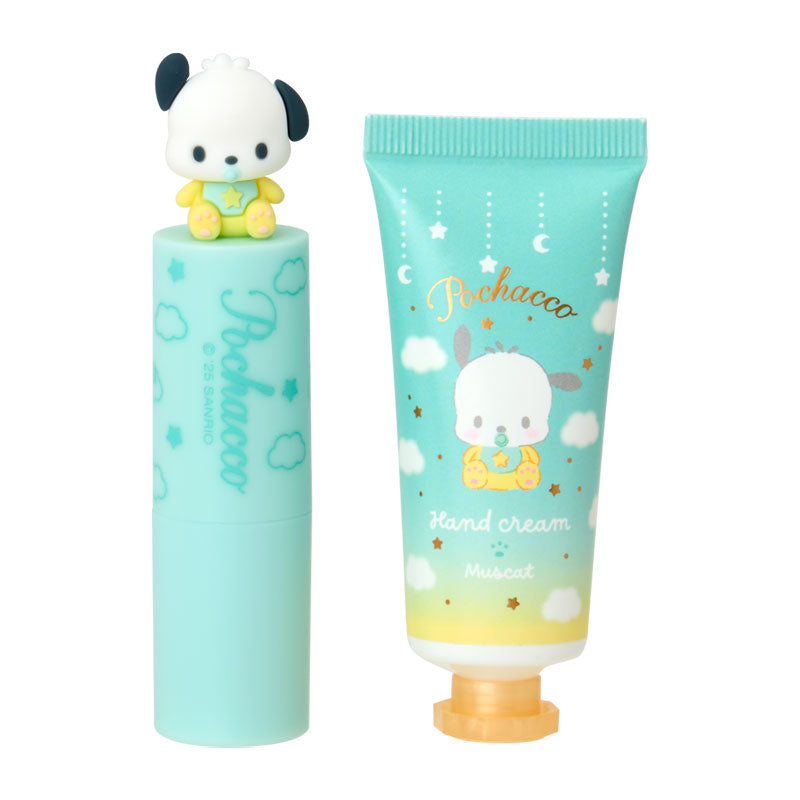 Pochacco Lip Balm & Hand Cream Set