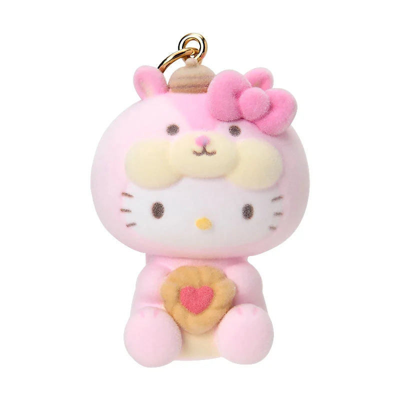 Hello Kitty Fluffy Squirrel Keychain