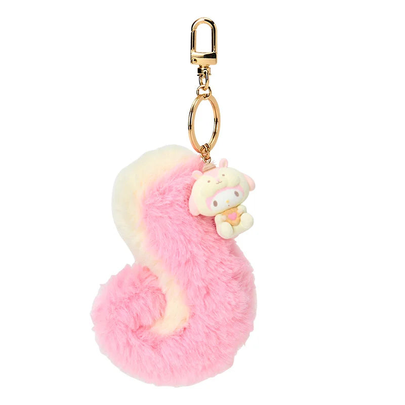 My Melody Fluffy Squirrel Keychain