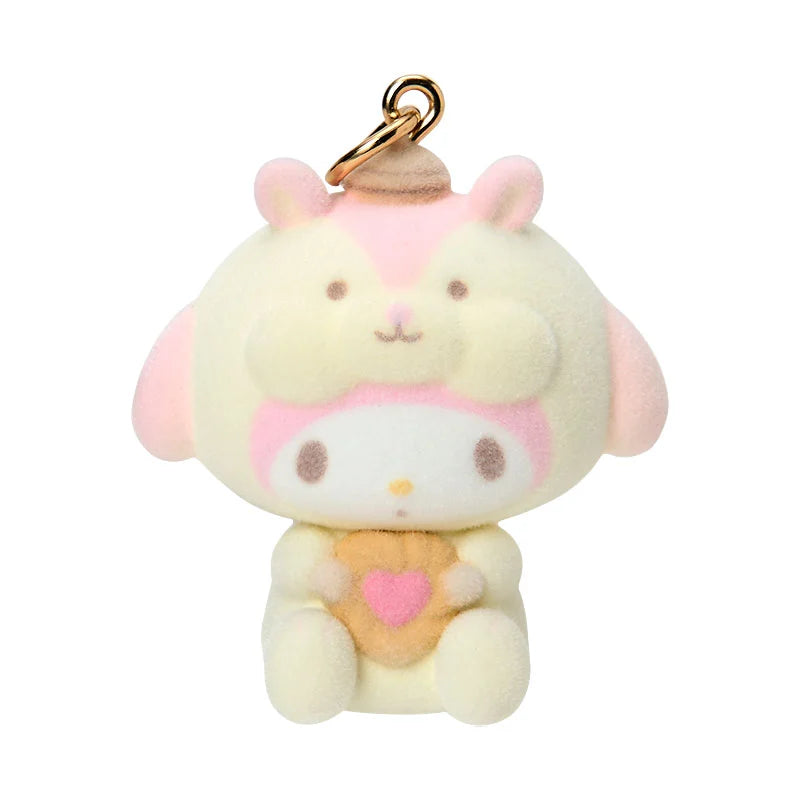 My Melody Fluffy Squirrel Keychain