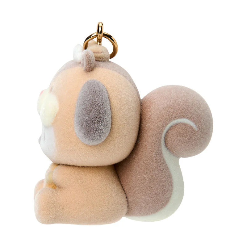 Pochacco Fluffy Squirrel Keychain