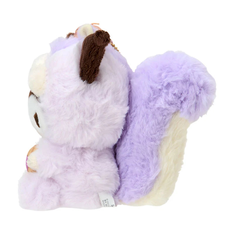 Kuromi Fluffy Squirrel Plush Mascot