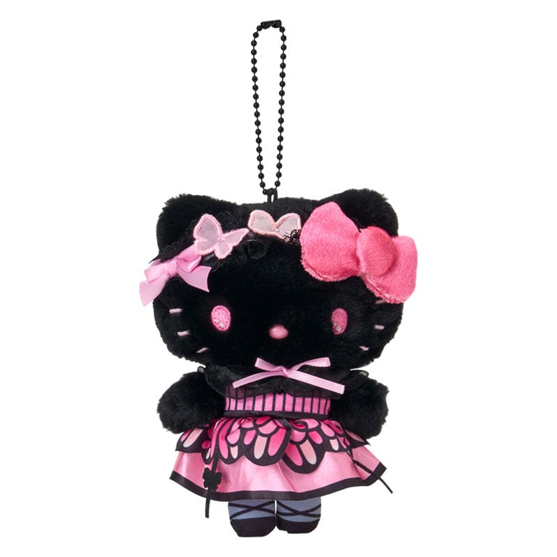 Black Hello Kitty "Butterfly" Plush Mascot
