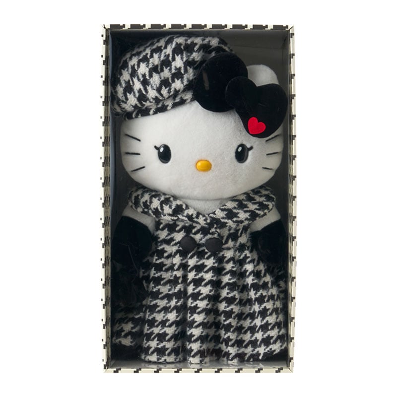 Hello Kitty "Monochrome Girly Twin" Large Plush Doll [Exclusive Numbered]